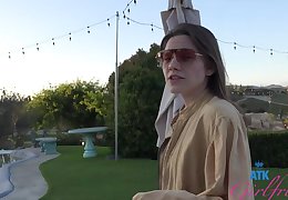 Homemade video of a brunette neonate being fingered - Rose Caarter